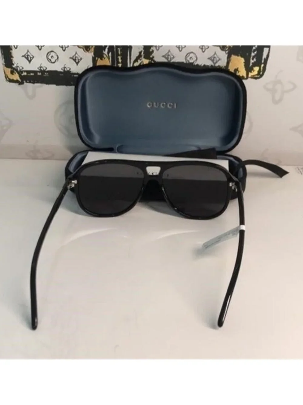 New Authentic Gucci Black Sunglasses GG1156s 001